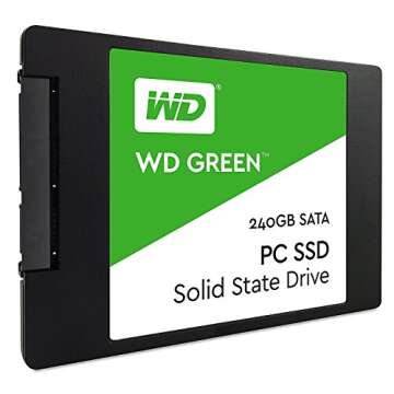 Western Digital 240GB Green 2.5" Internal Solid State Drive Upgrade for Faster Performance