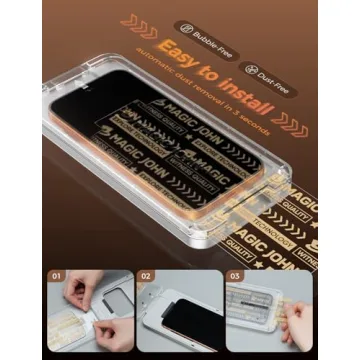 MAGIC JOHN Upgraded Screen Protector for iPhone 17 Pro Max 6.9 Inch
