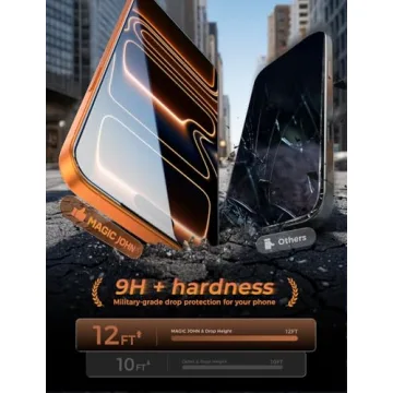 MAGIC JOHN Upgraded Screen Protector for iPhone 17 Pro Max 6.9 Inch