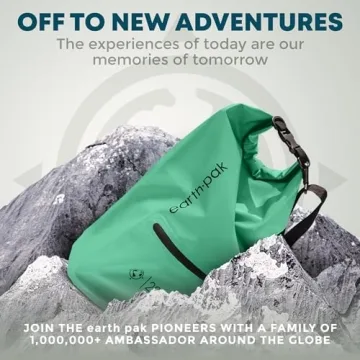 Earth Pak Waterproof Dry Bag with Zippered Pocket