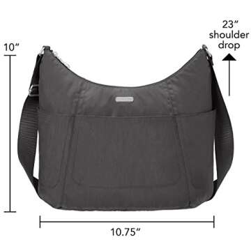 Baggallini Hobo Tote - Versatile Travel Purse with Pockets
