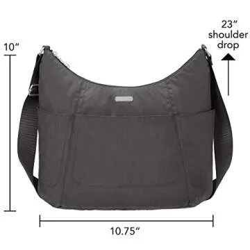 Baggallini Hobo Tote - Versatile Travel Purse with Pockets