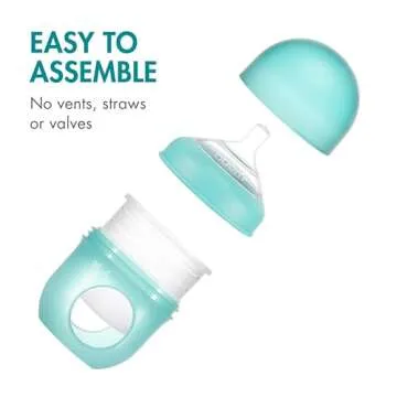 Boon Nursh Silicone Baby Bottles - Safe and Easy to Use
