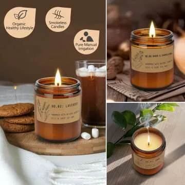Aromatherapy Candle Gift Set - Stress Relief & Relaxation