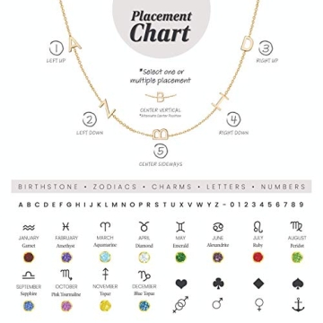 Elegant 14k Gold Sideways Initial Letter Necklace