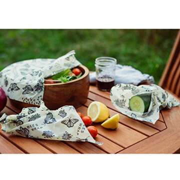 Eco-Friendly Bee's Wrap Set - Sustainable Food Storage