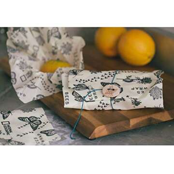 Eco-Friendly Bee's Wrap Set - Sustainable Food Storage