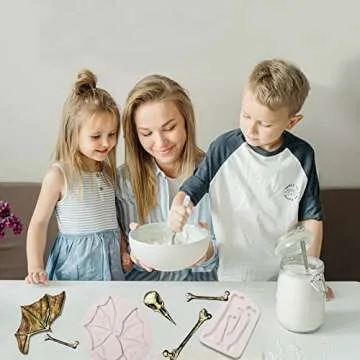 Skull Bones Silicone Fondant Molds, Halloween Bat Wings Beak Chocolate Molds for Cake Decoration Candy Sugar Craft Gum Paste