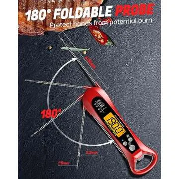 BSRCO Instant Read Meat Thermometer for Grill Cooking