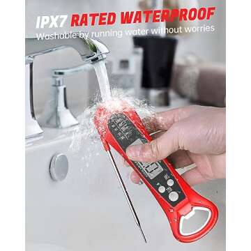 BSRCO Instant Read Meat Thermometer for Grill Cooking