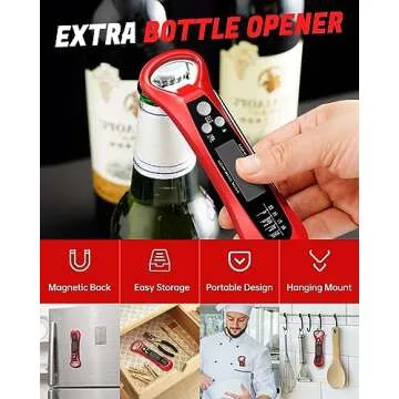 BSRCO Instant Read Meat Thermometer for Grill Cooking