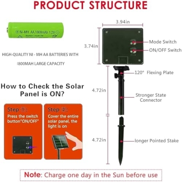 Dazzle Bright 400LED Solar String Lights for Christmas