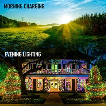 Dazzle Bright 400LED Solar String Lights for Christmas