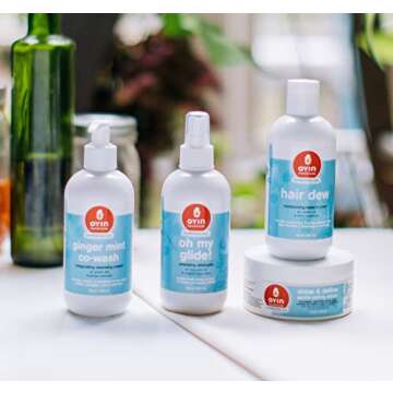 Oyin Handmade Hair Dew Daily Quenching Hair Lotion with Castor Oil and Olive Squalane, 8 oz