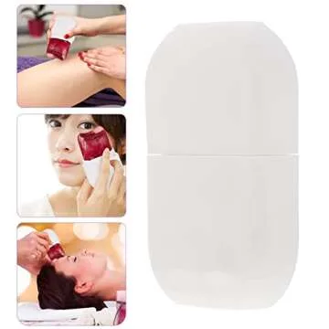 Beaupretty Facial Massage Ice Roller Skin Care Cooling Anti- Wrinkles Skin Care Eye Roller Skin Care Tool for Wrinkles Reduce Puffiness (White)