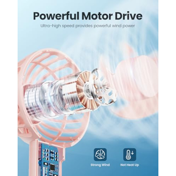 Gaiatop Mini Portable Fan for Stylish Comfort on the Go