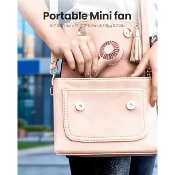 Gaiatop Mini Portable Fan for Stylish Comfort on the Go