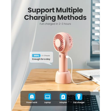 Gaiatop Mini Portable Fan for Stylish Comfort on the Go