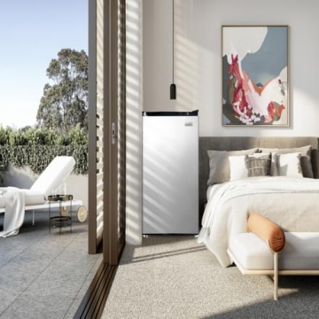 FRIGIDAIRE EFR441AMZ Compact Fridge 4.5CuFt Stylish & Efficient