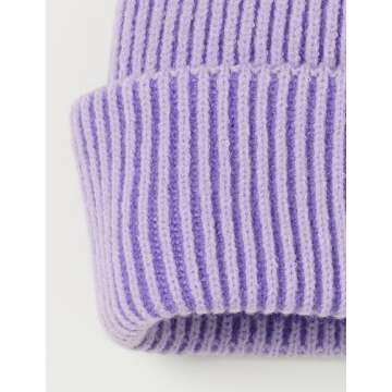 The Drop Women's Bliss Two-Tone Ribbed Beanie