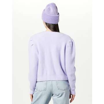 The Drop Women's Bliss Two-Tone Ribbed Beanie