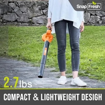 SnapFresh Cordless Leaf Blower - Lightweight & Powerful Cleaning Tool