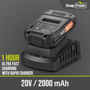 SnapFresh Cordless Leaf Blower - Lightweight & Powerful Cleaning Tool