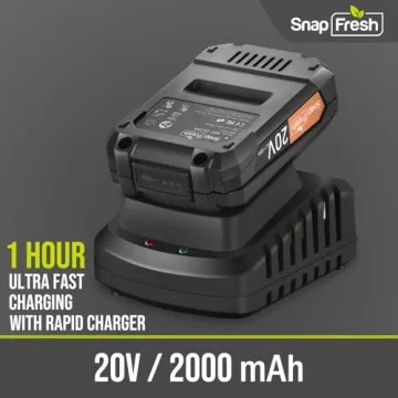 SnapFresh Cordless Leaf Blower - Lightweight & Powerful Cleaning Tool