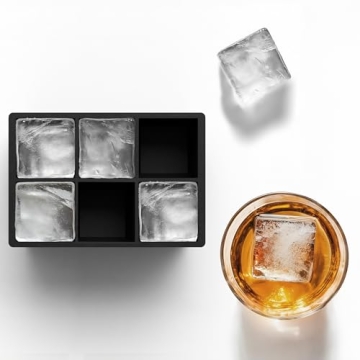glacio Ice Cube Mold Combo - Large Silicone Ice Maker for Whiskey and Cocktails - Perfect for Craft Ice, Whiskey Ice Balls, and Cocktail Ice Cubes