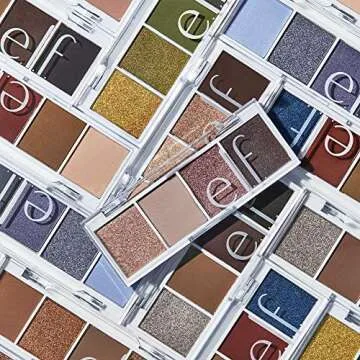 e.l.f. Bite-Size Eyeshadows, Creamy, Blendable, Ultra-Pigmented, Easy to Apply, Pumpkin Pie, Matte & Shimmer, 0.12 Oz