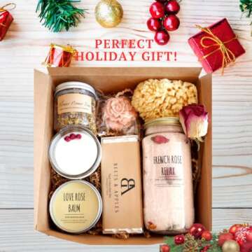 Unique Handmade Spa Gift Basket for Women - Beets and Apples