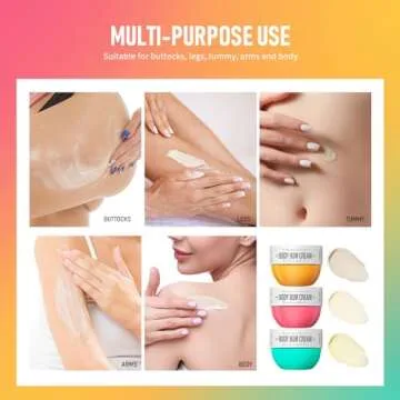 Fovcos Bum Cream, Moisturizing Body Cream, Body Skin Repair, Bum Cream for All Skin. (Caramelized coconut)