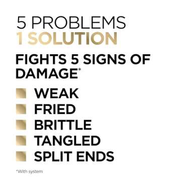 L'Oreal Paris Elvive Total Repair 5 Protein Recharge Leave In Conditioner Treatment, and Heat Protectant, 2 pack, (5.1 Ounce each) (Packaging May Vary)