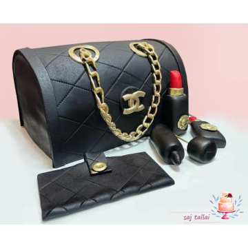 کیک سفارشی مدل کیف شَنِل