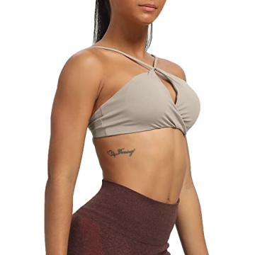 Aoxjox Women's Workout Sports Bras - Stylish and Comfortable Fitness Top