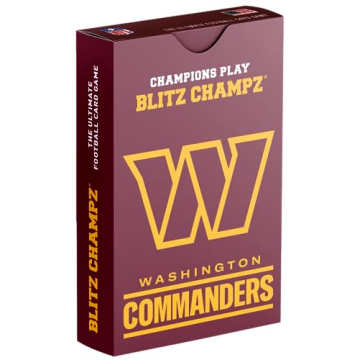 Blitz Champz Washington Commanders Card Game | Football Card Game for Boys and Girls | NFL Gifts for...