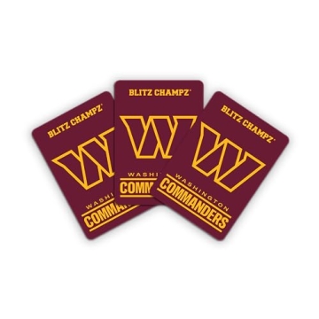 Blitz Champz Commanders NFL Card Game for Family Fun