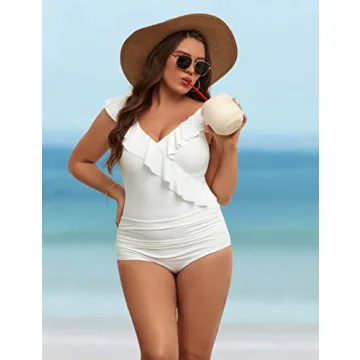 Blooming Jelly Women's Flattering Tummy Control Swimsuit