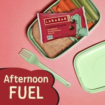 Larabar Kids Chocolate Brownie Gluten Free Bars, 0.96 oz bars, 6 ct (Pack of 8)