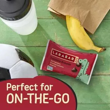 Larabar Kids Chocolate Brownie Gluten Free Bars, 0.96 oz bars, 6 ct (Pack of 8)