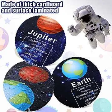 Zonon Solar System Educational Posters for Kids - Large Set
