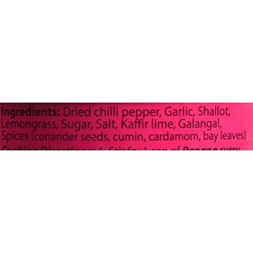 Maesri Thai Panang Curry Authentic Flavor 4 Ounce Pack