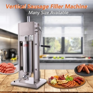 Hakka 7Lb Sausage Stuffer Easy to Use Vertical Maker