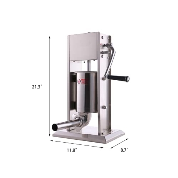 Hakka 7Lb Sausage Stuffer Easy to Use Vertical Maker