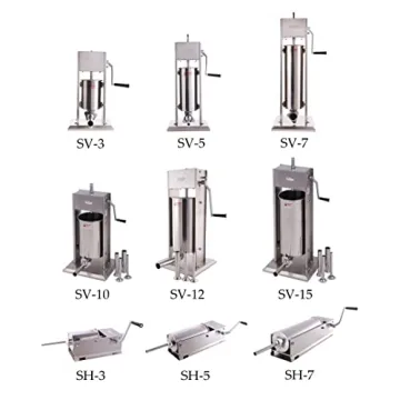 Hakka 7Lb Sausage Stuffer Easy to Use Vertical Maker