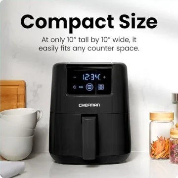 CHEFMAN 2 Qt Digital Mini Air Fryer for Quick Meals