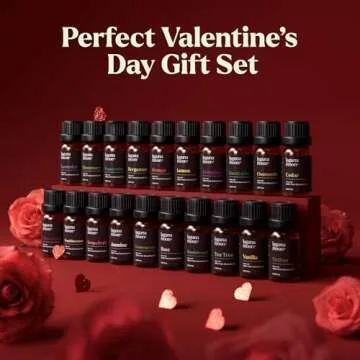 LagunaMoon Essential Oils Set - 20 Pure Aromatherapy Oils for Wellness and Relaxation