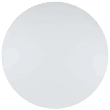 Modway Platter 47" Mid-Century Round Dining Table in White