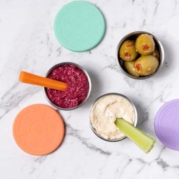 Mini Leakproof Salad Dressing Containers—Everusely Stainless Steel