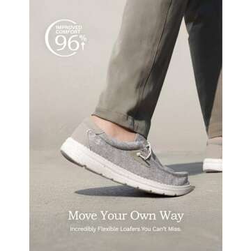 Bruno Marc Men's Breeze Slip-on Stretch Loafers Casual Shoes Lightweight Comfortable Boat Shoe 1.0,Beige,Size 8.5 US